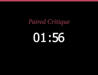 Paired Critique
 