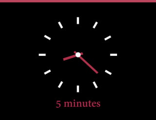 5 minutes
 