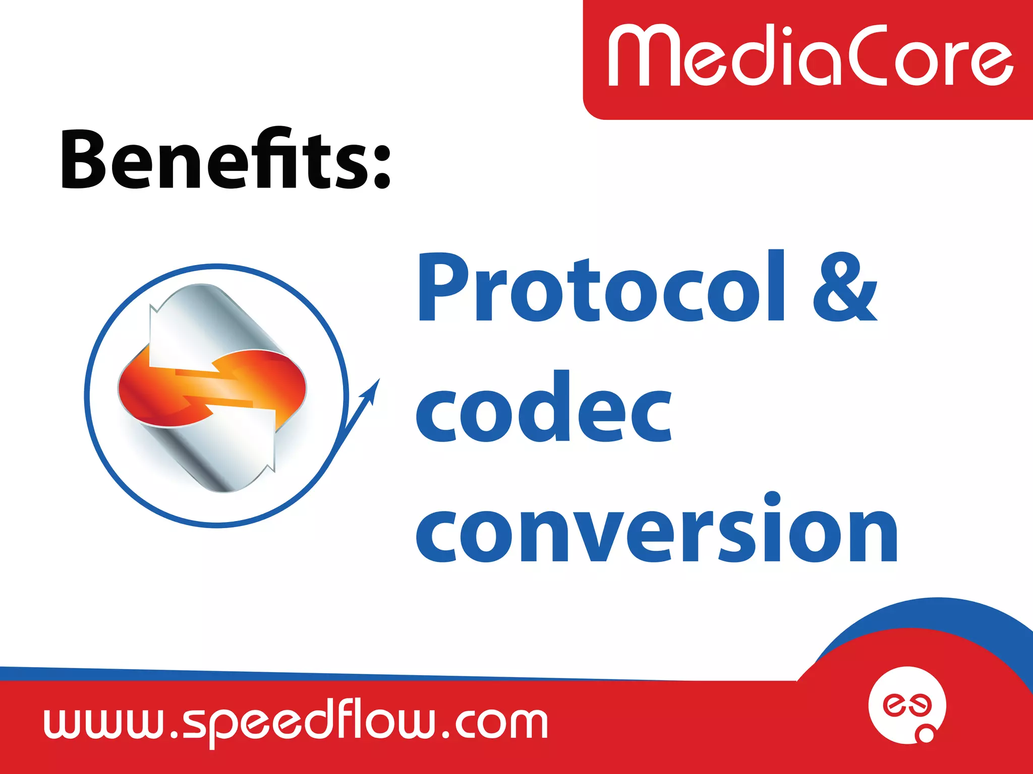 Benefits:
            Protocol &
            codec
            conversion
www.speedflow.com
 