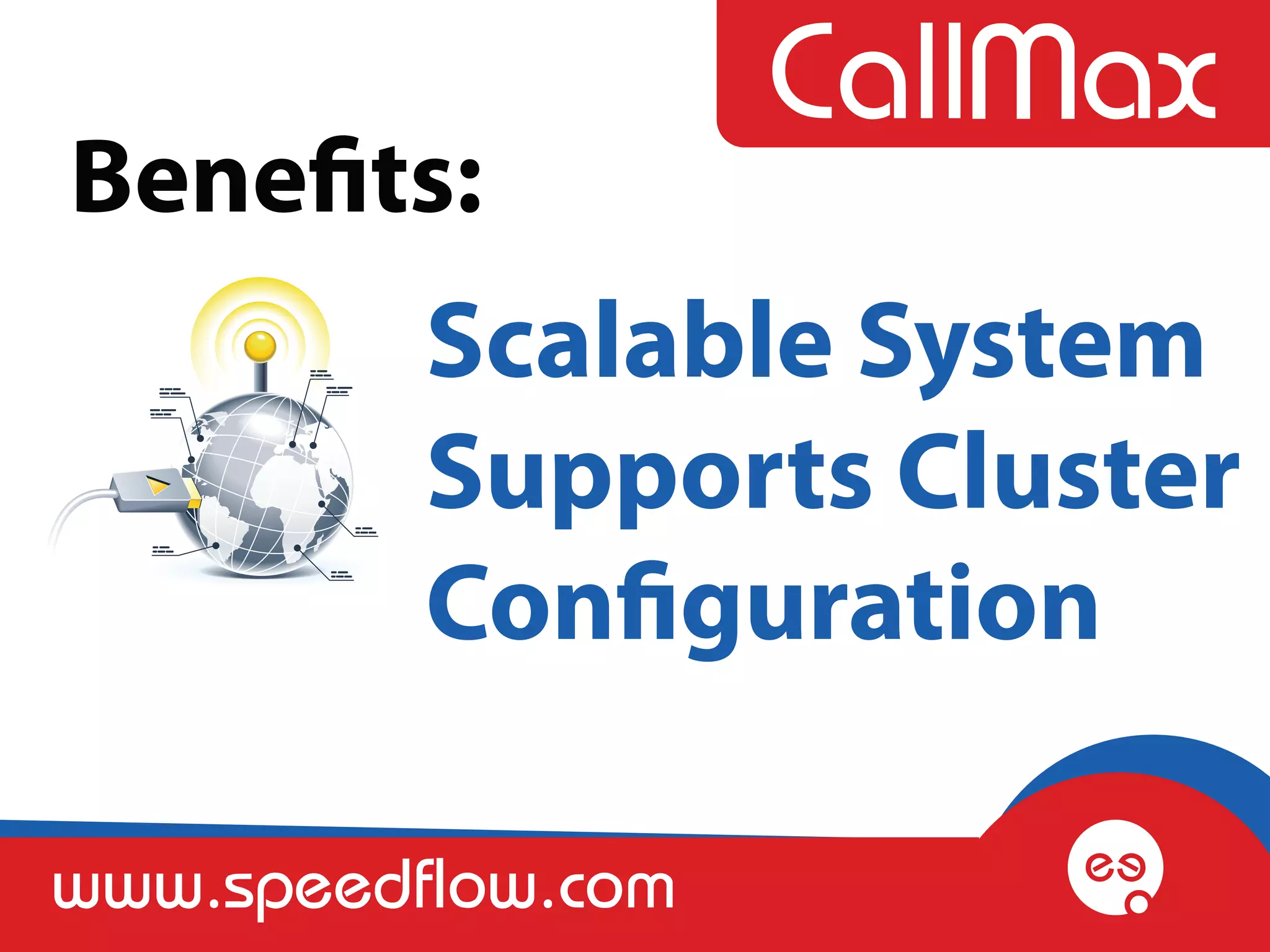 Benefits:
          Scalable System
          Supports Cluster
          Configuration

www.speedflow.com
 