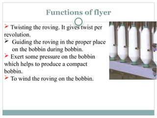 Comprehensive Overview of Simplex/Roving Frame and Speed Frame ...