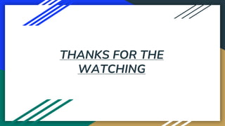 THANKS FOR THE
WATCHING
 
