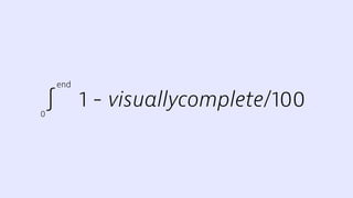 ∫ 1 - visuallycomplete/1000
end
 