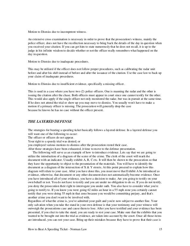 How to write motion to dismiss