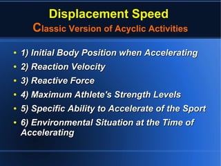 Understanding the Speed in Sports | ODP
