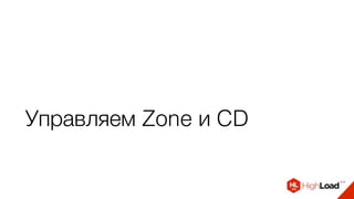 Управляем Zone и CD
 