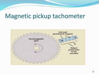 Magnetic pickup tachometer
26
 