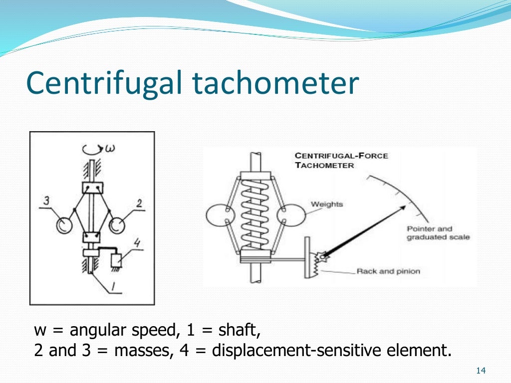 Speed measurement, tachometer