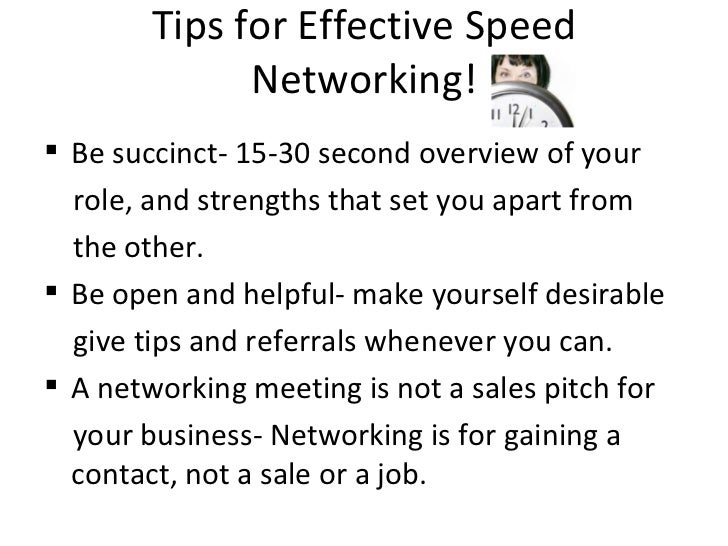 Speed Networking