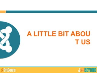 A LITTLE BIT ABOU
T US
 