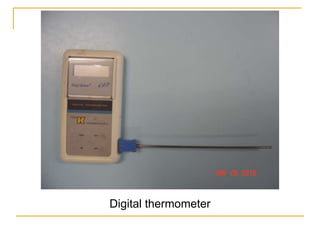 Digital thermometer
 
