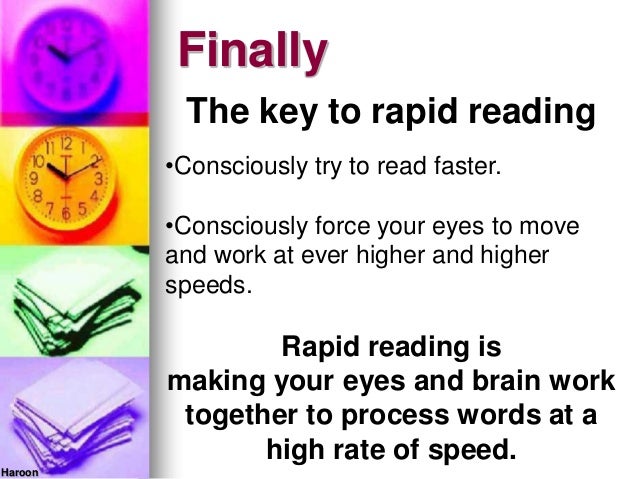 simple meaning of reading speed