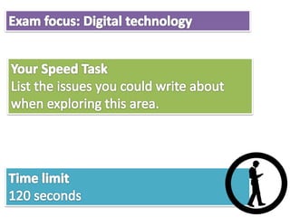 Speed tasks a2 media