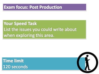 Speed tasks a2 media