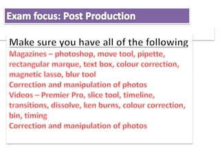 Speed tasks a2 media