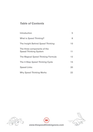 Speed. Think Speed Thinking E Book | PDF
