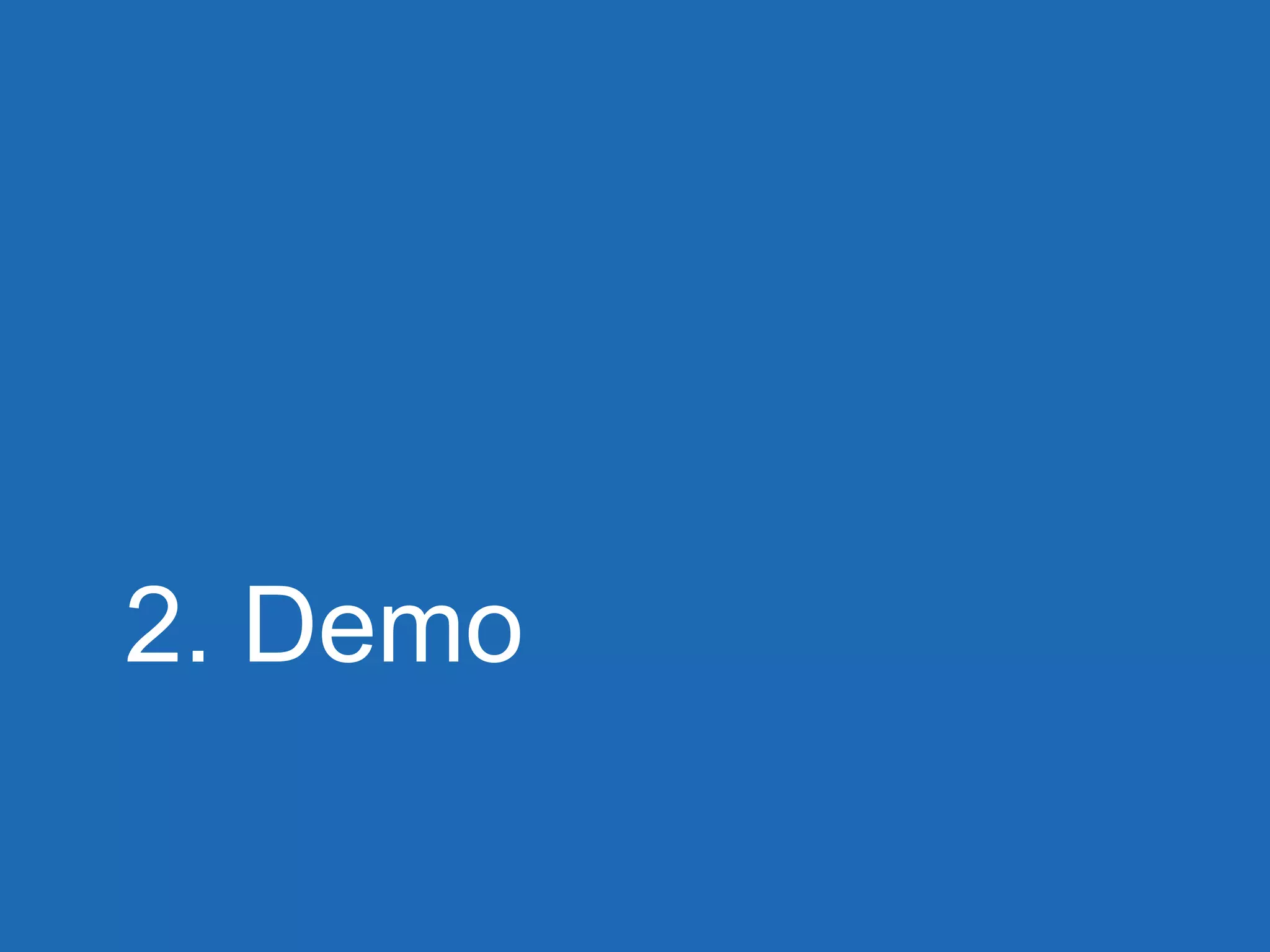 2. Demo