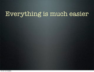 Everything is much easier
2012110ڶ
 