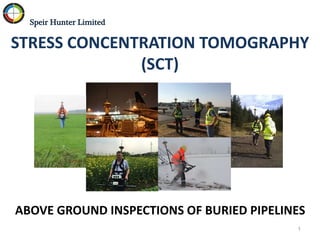 ABOVE GROUND INSPECTIONS OF BURIED PIPELINES
Speir Hunter Limited
STRESS CONCENTRATION TOMOGRAPHY
(SCT)
1
 