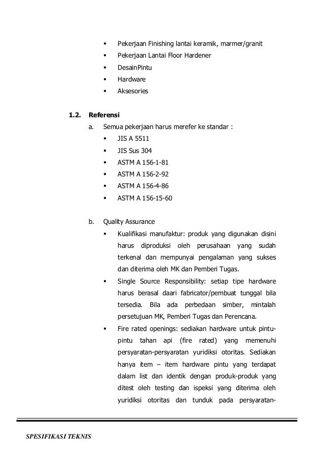 Spek sekretariat dprd