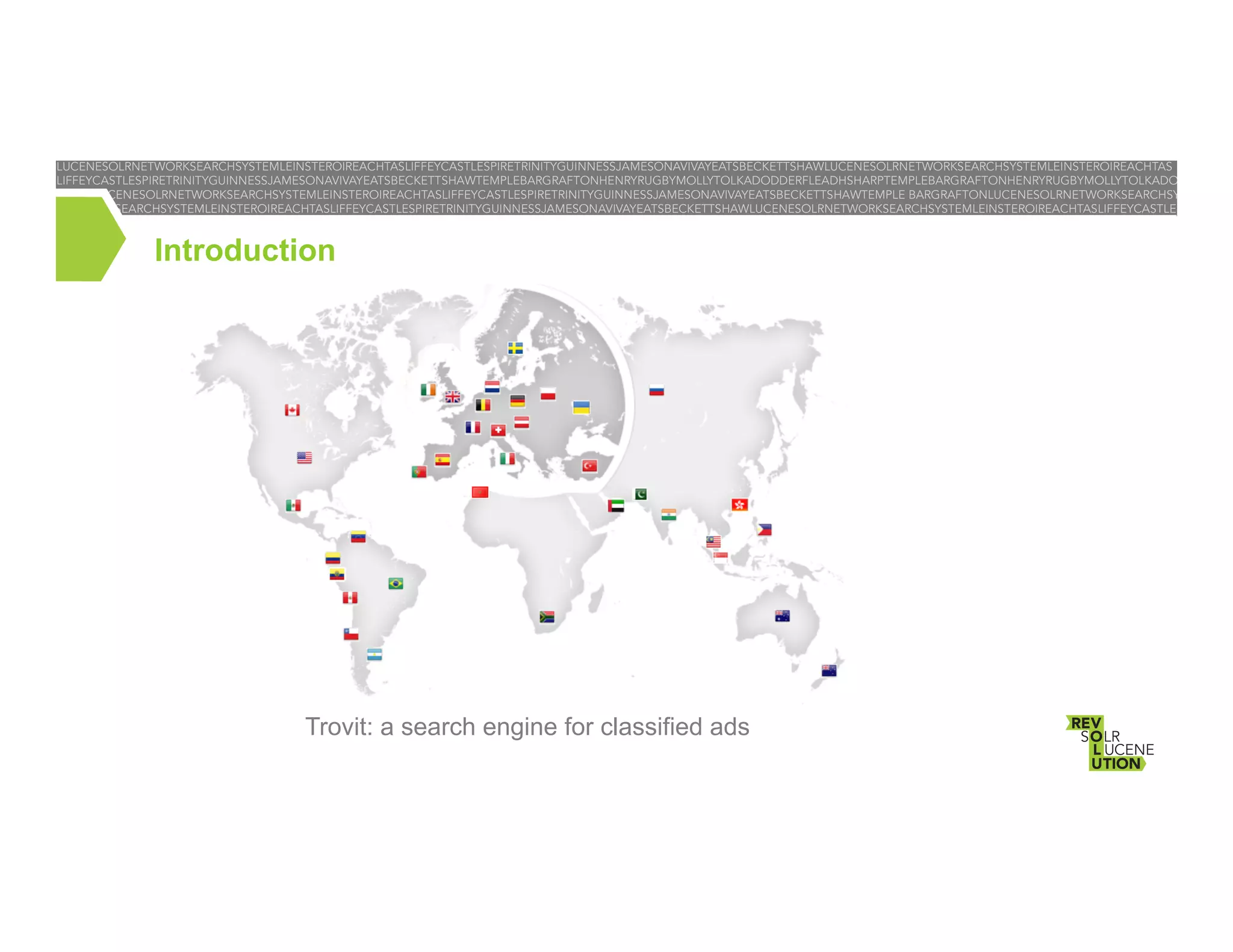 Introduction

Trovit: a search engine for classified ads

 