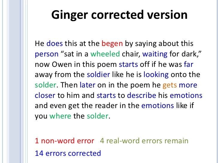 Spell Checking When Working Online
