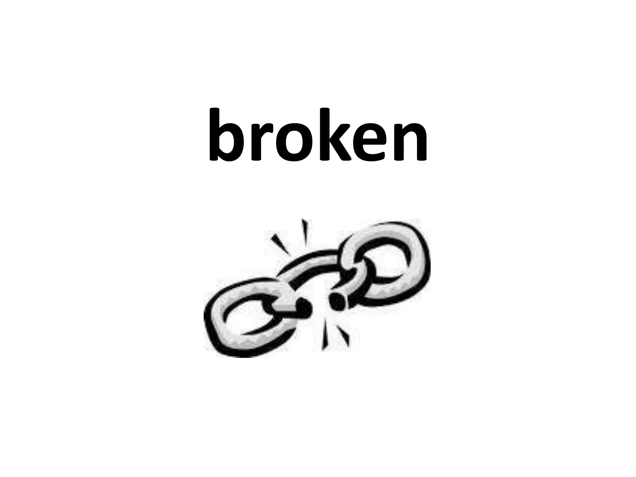 broken