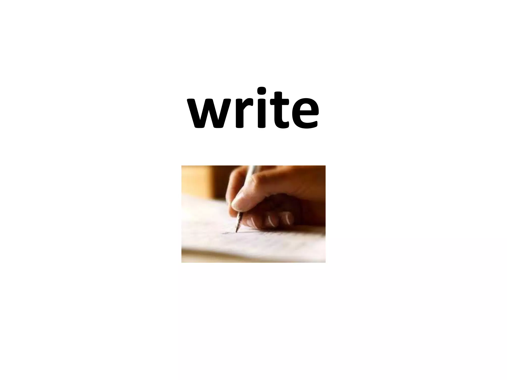 write