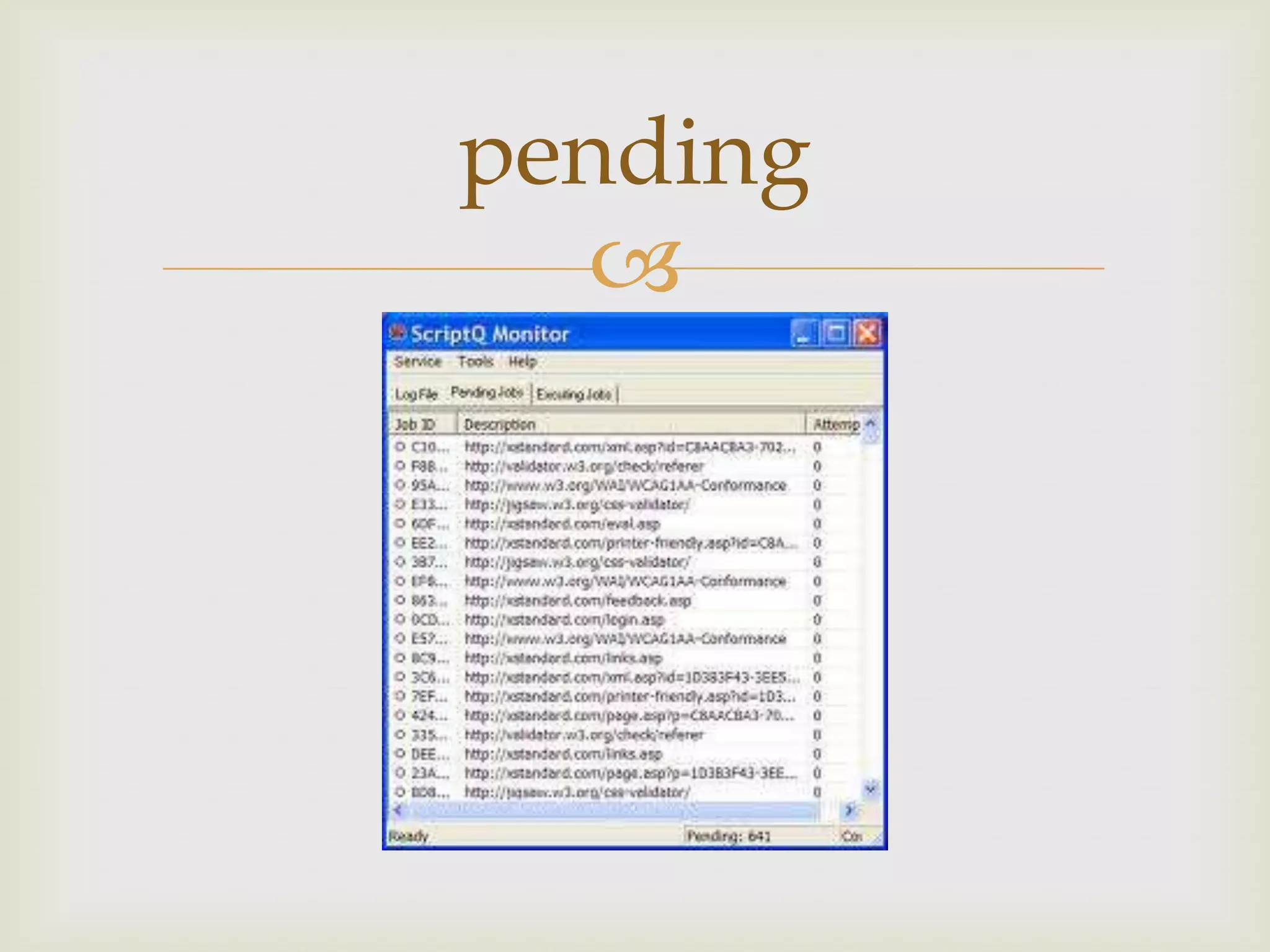 pending
   
 