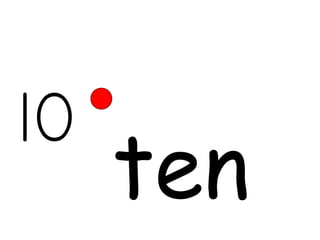 Spelling numbers kindergarten count & cardinality | PPT