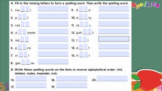 Spelling week 6 IIP.pptx