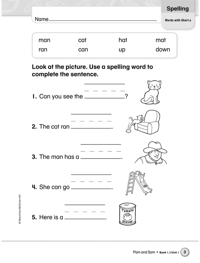 Spelling Practice Workbook for Beginners | PDF