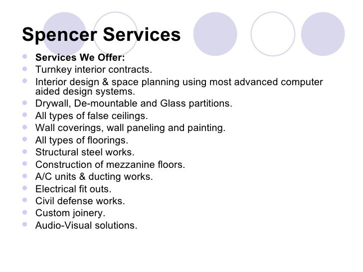 Spencer Interiors Llc Dubai Uae