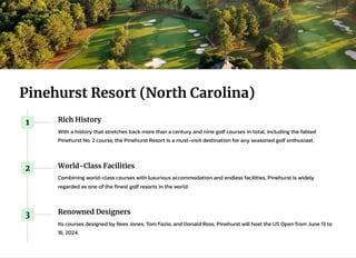 Golf - Best Golf Resorts in the United States PDF