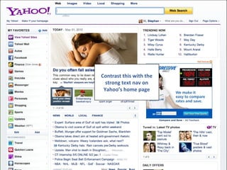 Contrast this with the strong text nav on Yahoo’s home page 