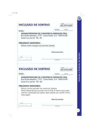 Spengler Regulamento