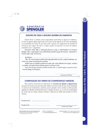 Spengler Regulamento