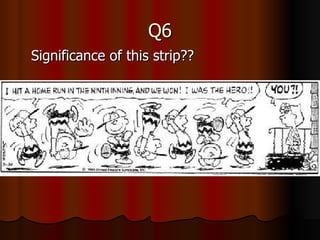 Q6 Significance of this strip?? 