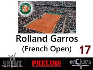 Rolland Garros
(French Open)
 