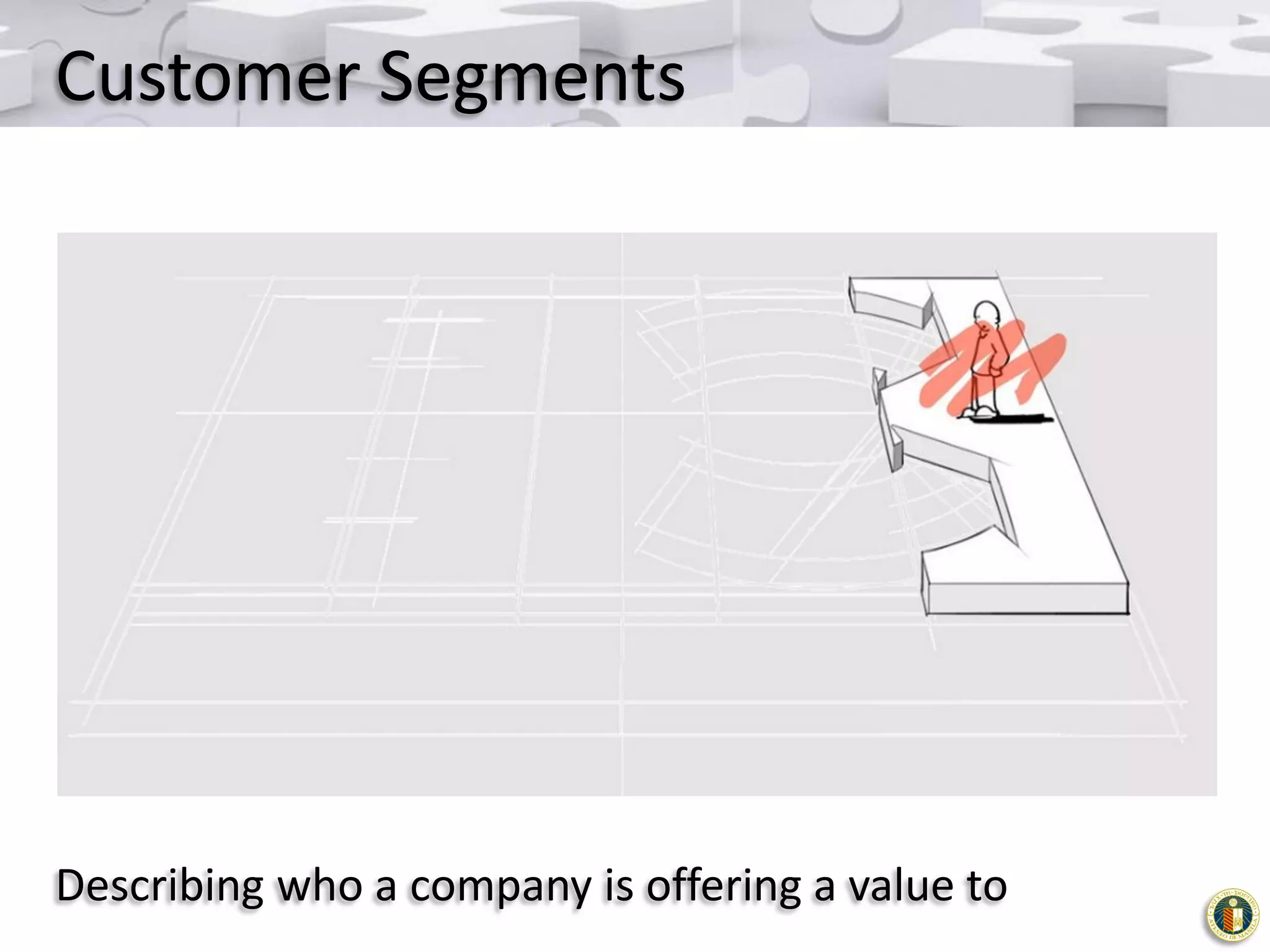Customer Segments

Describing who a company is offering a value to

 