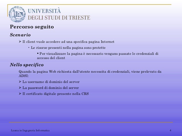 Sperimentazione Della Carta Regionale Dei Servizi Per L