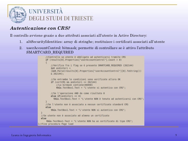 Sperimentazione Della Carta Regionale Dei Servizi Per L