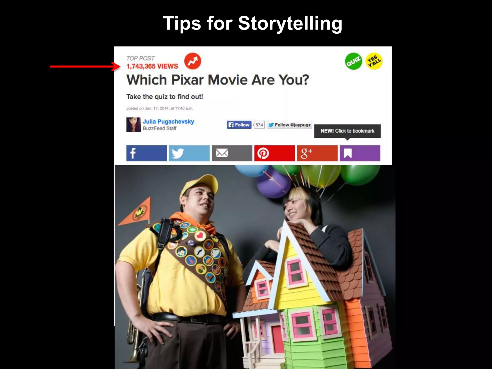 Tips for Storytelling 
 
