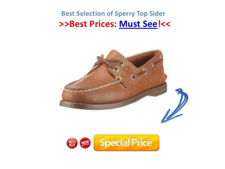 best price on sperry shoes