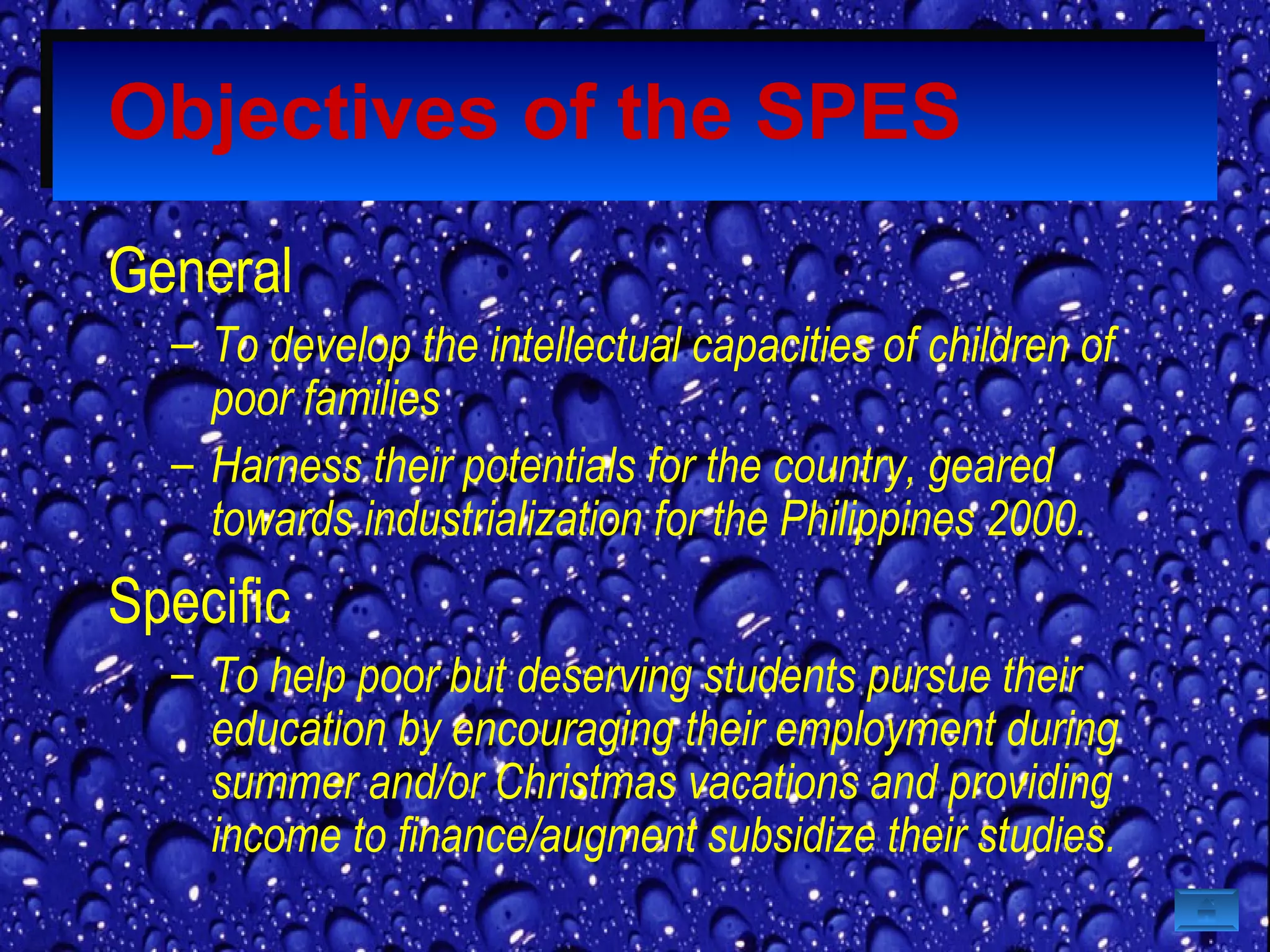 Spes program (5 23-08) | PPT