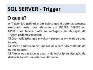  Aumento de performance das aplicações