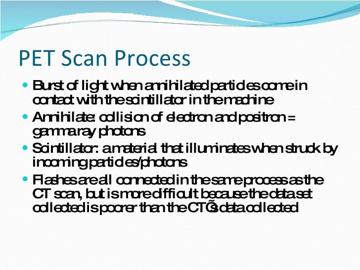 spect pet scans how a pet scan works