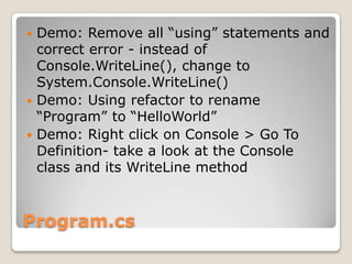 johnReference TypeReference type (complex type for objects)Eg: Human john;         john = new Human();Human - Size of variable must be big enough to store an Addressjohn - Name of variable