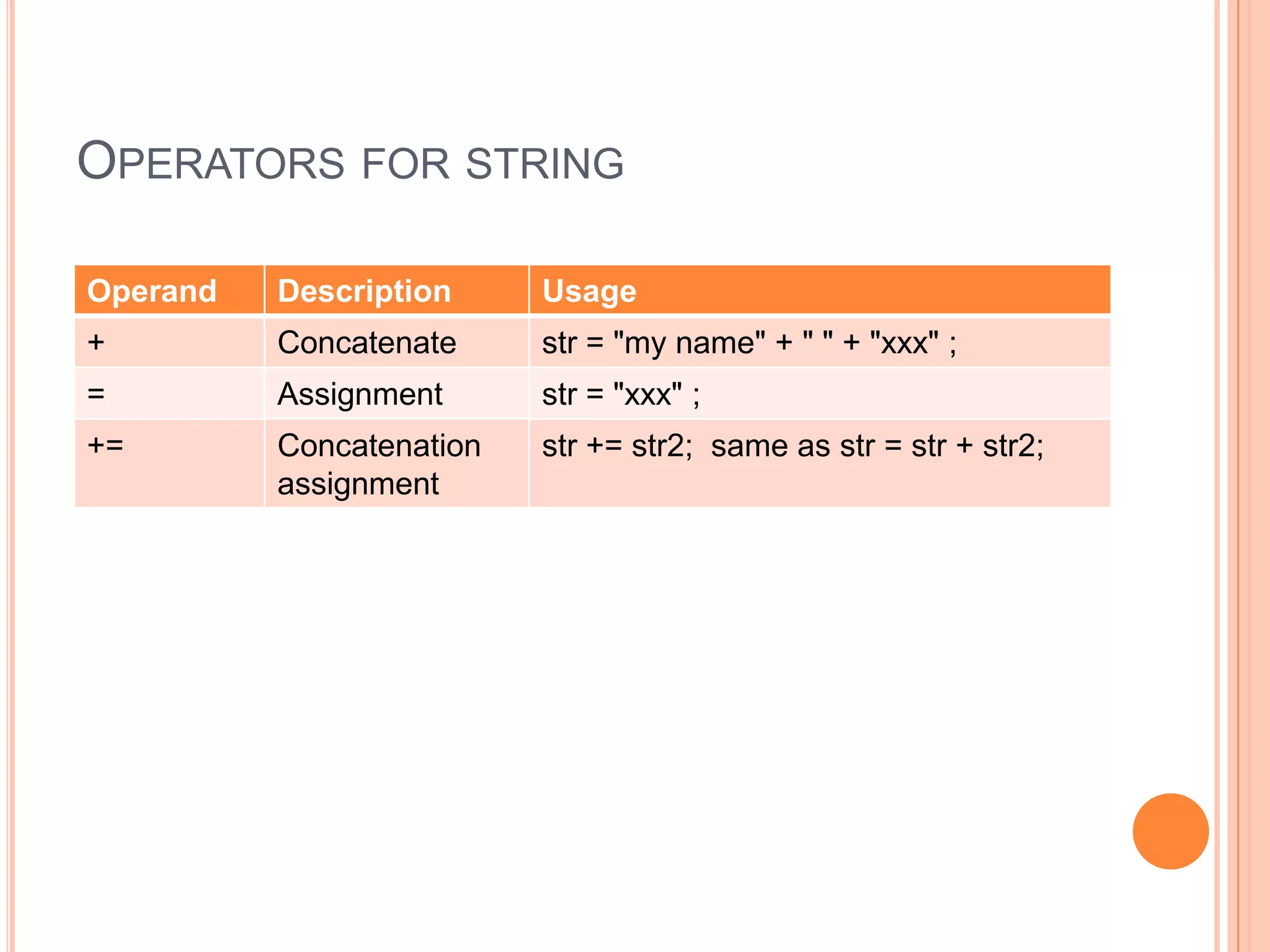 Operators for numbers/decimalsFor complex expression like w + x / y - zUse brackets  ( .. ) to tell compiler which portion to evaluate first.  Eg  (w + x) / (y – z)Otherwise, compiler will use operators precedence rule.  Acronyms like BPODMAS              Refer to:    http://alturl.com/9b8r