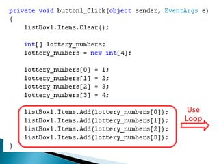 Use Loop